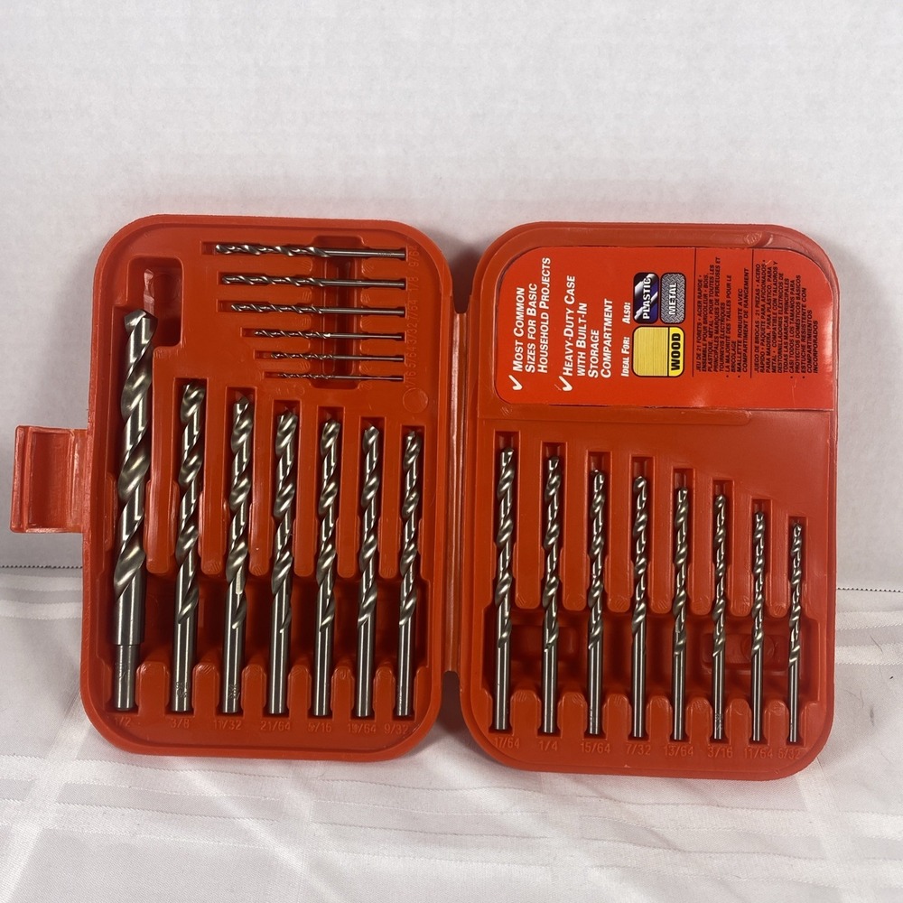 SKIL 21 Piece Drill Set for Wood, Plastic and Metal with Heavy Duty Storage Case